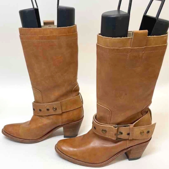 Frye Women's Brown Tall Boots - Size 10 - Picture 5 of 9